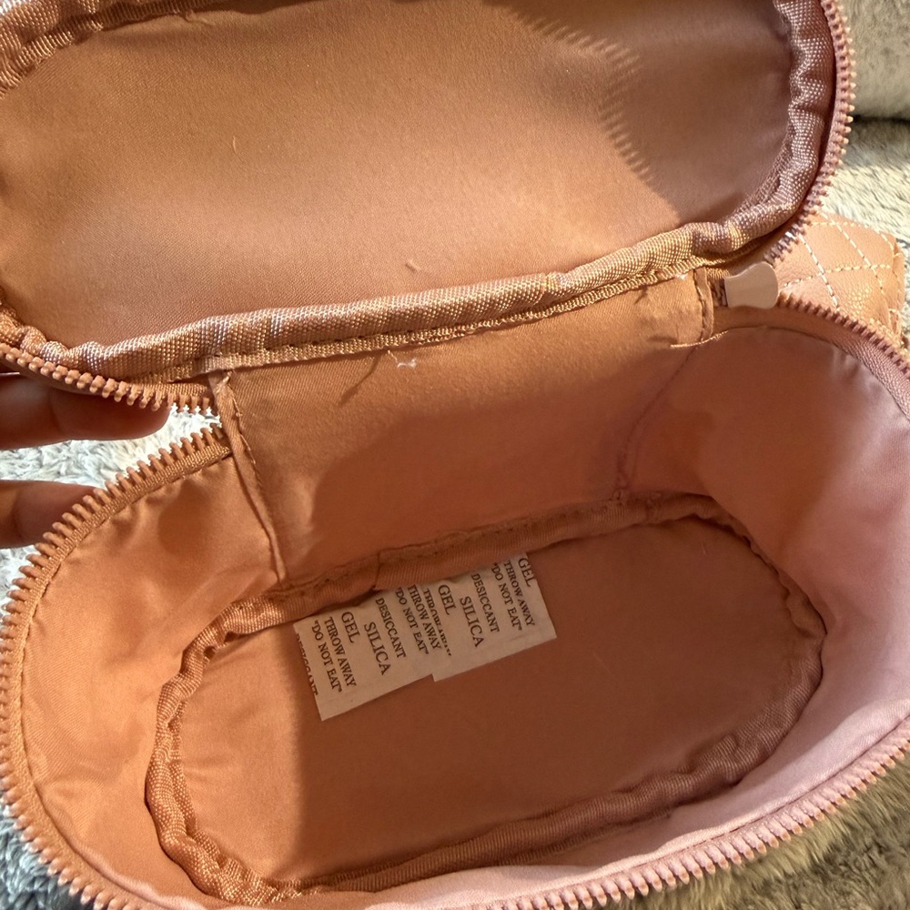 Women’s Clear Travel - Cosmetic Bag Set in Blush Leopard. 3 Piece - Picture 16 of 16